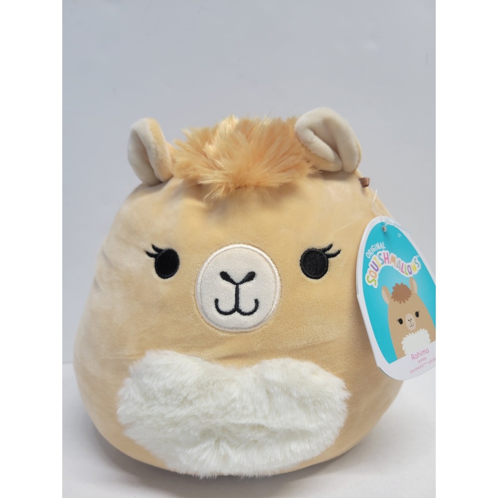 Squishmallows Rahima the Camel 8 Inch Tan Plush S8-1036 Kellytoy New with Tags